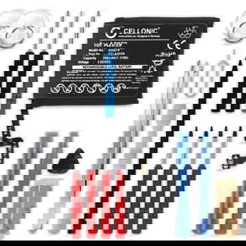 Smartwatch batterij voor Apple Watch 4 - 44mm - A2059 290mAh + Schroevendraaier-set vervangende accu fitnessarmband