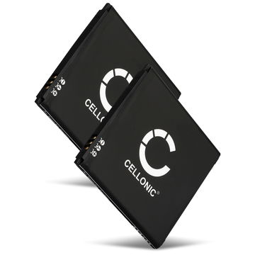 2x Batterij compatibel met Wiko Sunny - 2502 1200mAh vervangende accu reservebatterij extra energie