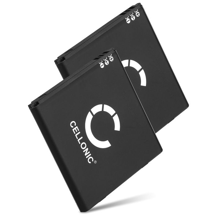 2x Batterie pour smartphone Doro Liberto 820 Mini Accu 1500mAh - Batterie interne de rechange