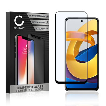 Protection d'écran en verre pour smartphone Xiaomi Poco M4 Pro 5G (3D Case-friendly, haute résistance 9H, 0,33mm, Full Glue)