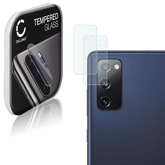 2x Samsung Galaxy S20 FE (SM-G781) Protecteur d'écran 9H en verre trempé Film de protection en verre trempé de CELLONIC
