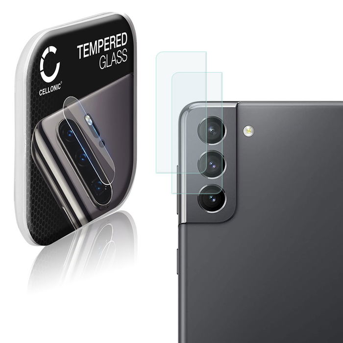 2x Samsung Galaxy S21 (SM-G991) Protecteur d'écran 9H en verre trempé Film de protection en verre trempé de CELLONIC