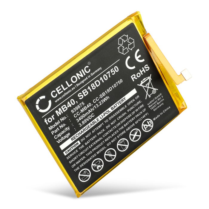 Batterij voor Motorola edge 20 Ersatzakku 3400mAh , Batterie Handyakku