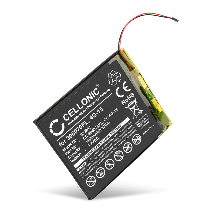PocketBook 306070PL Accu Batterij 1450mAh van CELLONIC