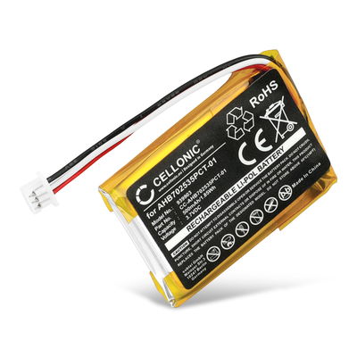 Accu voor Sennheiser Momentum True Wireless 3, 2, 1 (Charging Case) AHB702535PCT-01 (500mAh, 3.7V) van CELLONIC