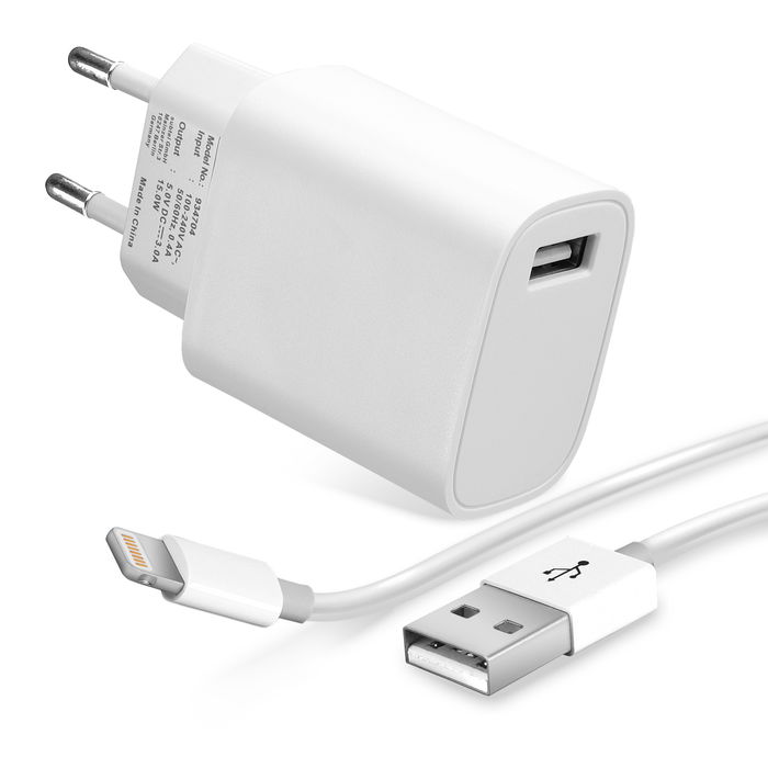 Apple iPad 10.2 2019 (7th Gen) - A2197 Oplader - 1m Laadkabel & AC stroomadapter van subtel
