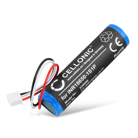 Batterie pour Theradome LH40; LH80, LH80 Pro INR18650-1S1P (2600mAh, 3.7V) de CELLONIC