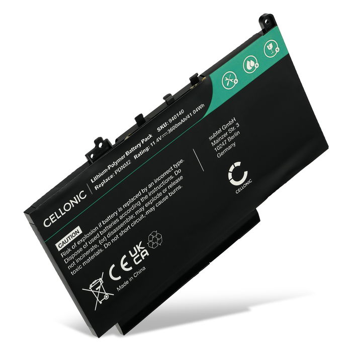 Dell Latitude E7470 Batterie 3600mAh de subtel