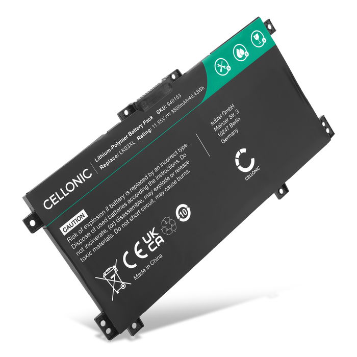 HP LK03052XL Batterij 3500mAh van Cellonic