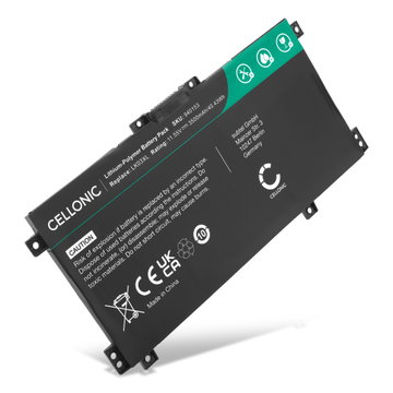 Batterie pour HP Envy 15-BP Envy 17-AE Envy 17-AE Envy 17-BP Envy 17-BW ENVY 17-CE ENVY 17-CN ENVY 17-CP Envy 17-CW Envy 17m-AE Envy x360 15-BP Envy x360 15-CN Envy X360 15M-CN000 Series Pavilion x360 15-CR 11.55V 3500mAh de CELLONIC