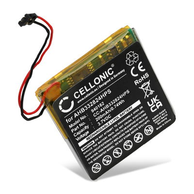 Batterie AHB332824HPS 200mAh pour TomTom Adventurer / Golfer 2 / Runner 1, 2, 3 -