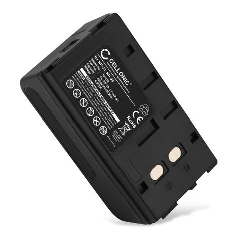 Battery for Sony CCD-F55, CCD-380, CCD-TR2000, CCD-F35, CCD-20061, CCD-V900, CCD-V5000 NP-33 NP-55 NP-66 NP-68 (4200mAh, 6V) from CELLONIC