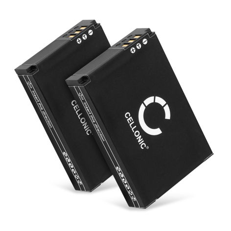 2x Batterie 1750mAh pour appareil photo Drift HD Ghost - Remplacement modèle FXDC02 72-011-00