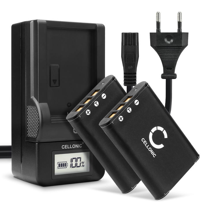 2x Nikon MH-63 Batterie + Chargeur 600mAh de Cellonic