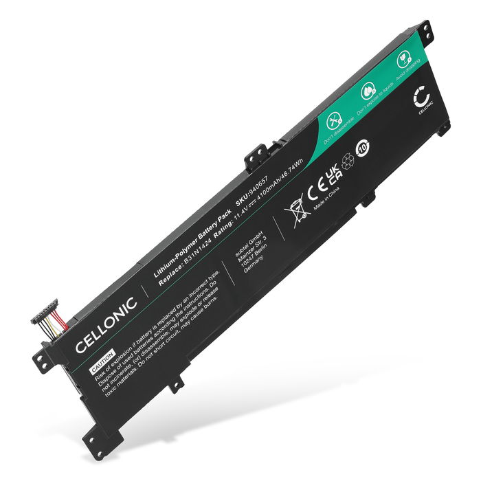 Batterie de rechange pour ordinateurs portables ASUS K401, K401LB, K401UQ - 4100mAh 11.4V