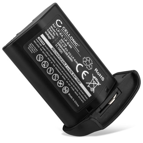 Batterie 2400mAh pour appareil photo Canon 550EX - Remplacement modèle LP-E4