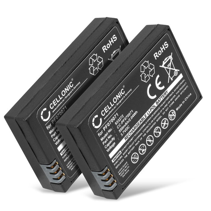 2x Parrot Mini Drone Accu Batterij 550mAh van CELLONIC
