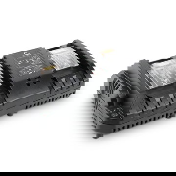 CELLONIC Makita 14.4V-18V Lader voor Li-Ion Lithium Ion Accu's - 2A DC18RCT, DC18RC, DC18RA, DC18SD Mini Compact Elektrisch gereedschap Lader met Kabel en Stekker