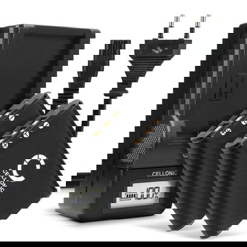 2x Batterie 600mAh pour appareil photo Pentax Optio M50, Optio M60, Optio S1 - Remplacement modèle D-LI78 + Chargeur