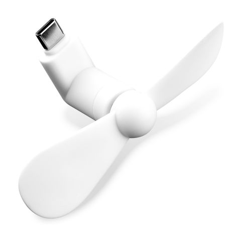 USB-C-telefoonventilator – wit CELLONIC