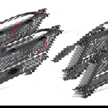 2x Batterij compatibel met Bosch Indego M plus 700/ 350/400/S plus 350/S plus 400/ M 70 - F016104898, F016L69176 2500mAh vervangende accu reservebatterij extra energie