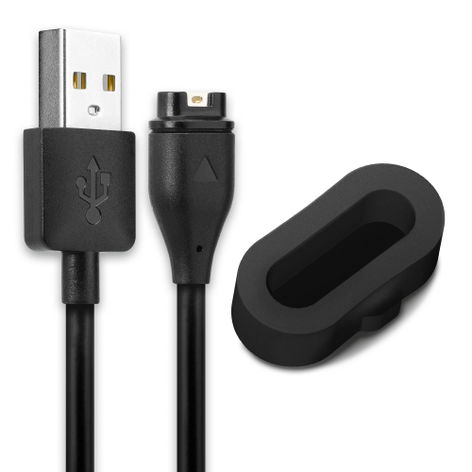 Câble data Connecteur pour montre connectée vers USB A pour Garmin Forerunner 255, 55, 165; Vivoactive 5, 6, 1m – subtel