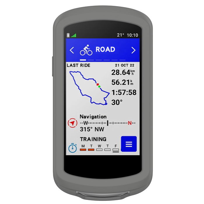subtel beschermhoes compatibel met Garmin Edge 1040 / Edge 1040 Solar siliconen protectie - Navigatie tas Siliconen fiets GPS cover - bumpercase regenhuls