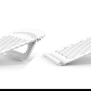 Laptopstandaard / verhoging voor laptop & notebook. Laptophouder: ergonomisch in hoogte verstelbare standaard - 3 in 1 laptop riser zwart voor bureau of bank