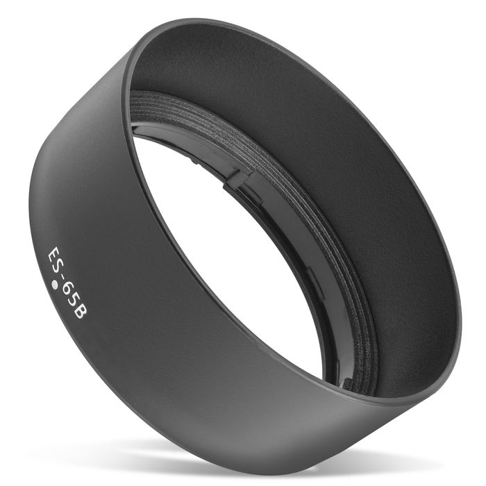 ES-68 II Appareil photo Pare-soleil pour Canon EF 50mm f/1.8 STM / EF 50mm 1:1.8 STM – Plastique baïonnette Cylindrique / Rond Pare-soleil de CELLONIC