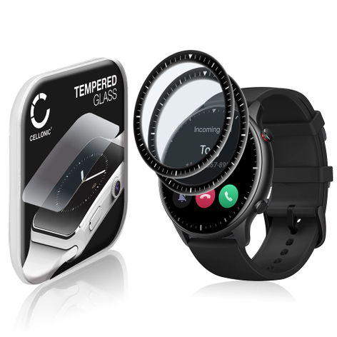 2x Displaybeschermglas van glas voor Amazfit GTR 2 – 0,33mm van CELLONIC