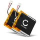 2x Accu AHB552826TPC-2 350mAh