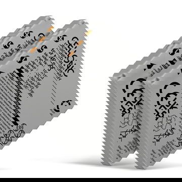 2x Batterij voor Rollei Compactline 203 110 103 82 SE Prego dp4200 dp5200 dp5700 dp6200 RCP-8325XS X-8 Compact 750mAh camera van CELLONIC