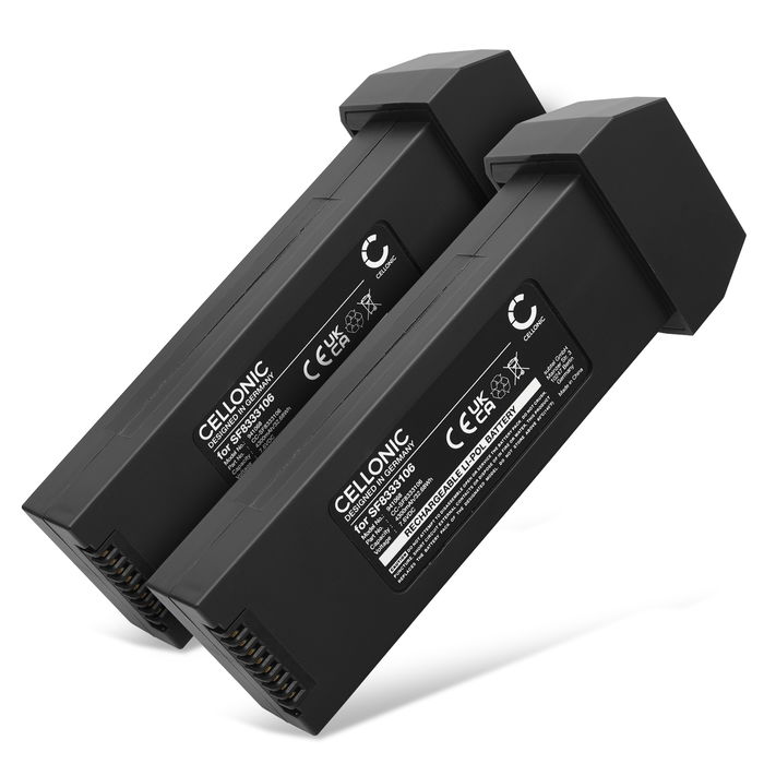 2x Batterie SF8333106 4300mAh pour modélisme et drone Holy Stone HS720 / HS720E
