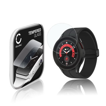 Protection d'écran en verre pour montre connectée Samsung Galaxy Watch 5 Pro (2.5D, haute résistance 9H, 0,30mm, Full Glue)
