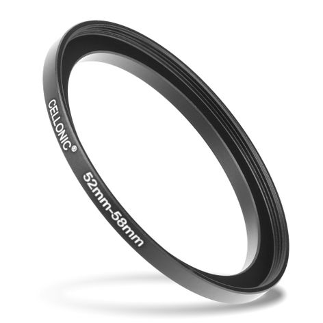 Step-Up Ring 52mm - 58mm – filteradapter van CELLONIC
