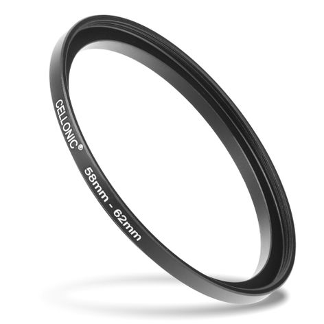 58mm - 62mm Step Up Ring Camera Filter Adapter for Camera Lenses from CELLONIC