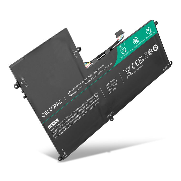 Batterij voor HP ElitePad 1000 G1, HP ElitePad 1000 G2, Ultrabook AO02XL Laptop - 4000mAh 7.6V 