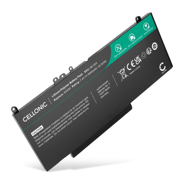 Laptop Battery for Dell G5M10 Replacement Battery 5800mAh Notebook Power Bank