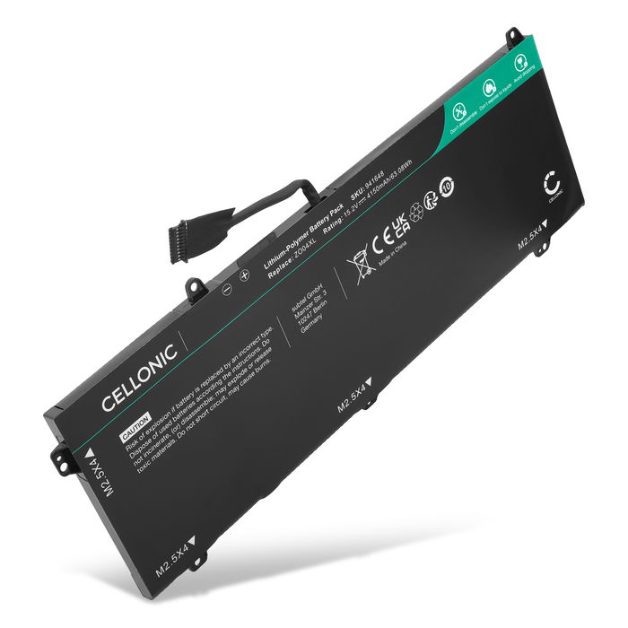 Vervangende batterij voor HP ZO04XL laptop - Extra of reserve accu 4150mAh