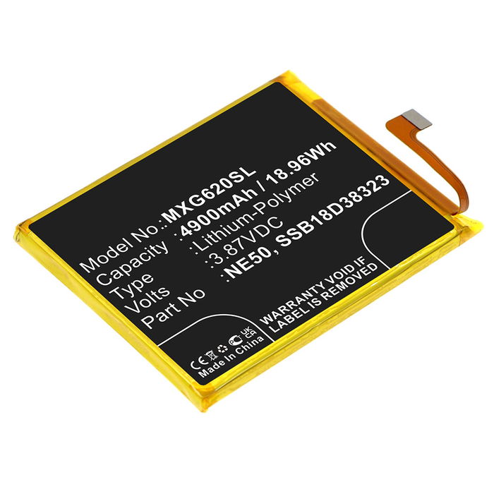 Batterie pour smartphone Motorola moto G52 Accu 4900mAh - Batterie interne de rechange
