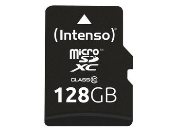 micro SDXC Card / Memory Card 128GB - Class 10 for Sony Xperia 5 IV, OPPO Find X5 Lite, Xiaomi Redmi Note 11S, Nintendo Switch, Garmin Etrex 32x, DJI Mavic Mini 2, Chromebook from Intenso