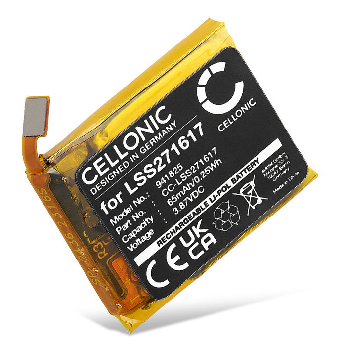 Battery for FitBit Charge 5 - FitBit LSS271617 65mAh from CELLONIC
