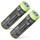 2x Battery (2000mAh, 1.2V)