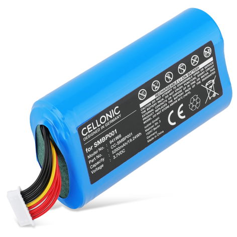 Batterie pour Sunmi V2; P1; V1s SM-INR18650M26-1S2P, SMBP001 (5200mAh, 3.7V) de CELLONIC