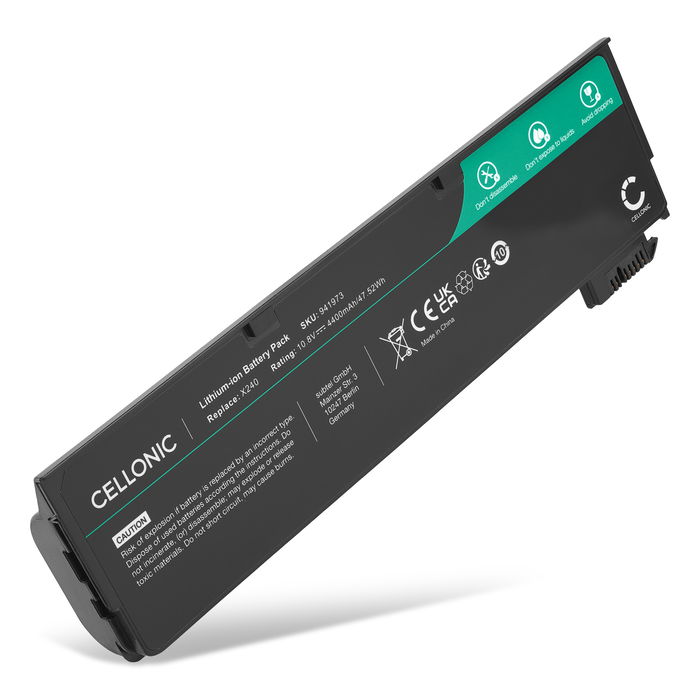 Lenovo ThinkPad X270 Batterij 4400mAh van Cellonic