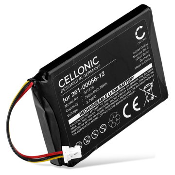 Batterij voor Garmin Edge Explore 2, Dezl OTR700, 361-00056-12 (750mAh, 3.7V) van CELLONIC