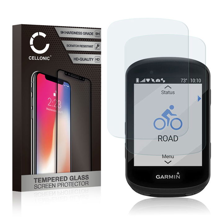 2x Garmin Edge 840 Solar Schermbeschermer 9H getemperd glas 2.5D van Cellonic