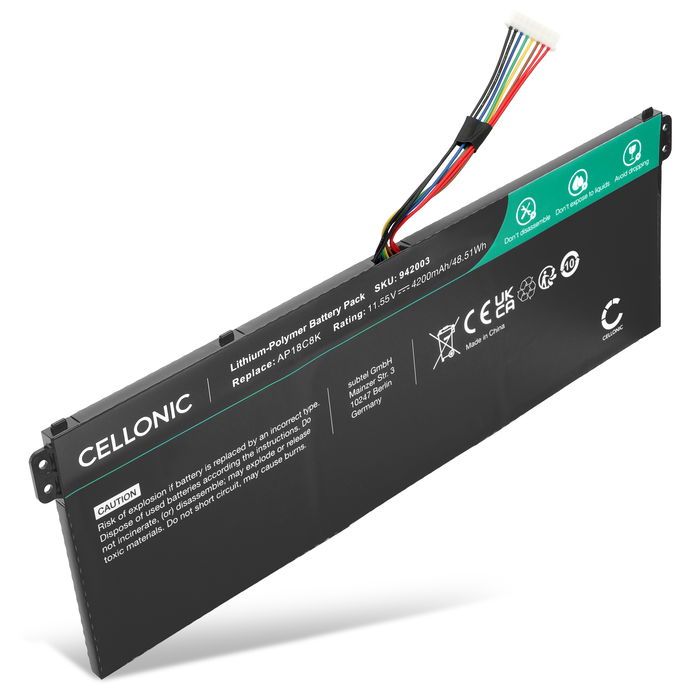 Acer AP18C8K Accu Batterij 4200mAh van Cellonic