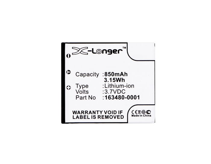 Accu voor LXE 8650 Bluetooth Ring Scanners, LX34L1-G, Bluetooth Ring Scanner Honeywell Voyager 1602G, 8670, 8650 Honeywell 163480-0001 (850mAh, 3.7V) van CELLONIC