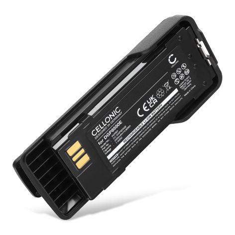 Batterie pour Talkies-Walkies Motorola DP4401Ex; DP4801Ex; DGP8550E; DP4000ex Motorola DP4401Ex, DP4801Ex, DGP8550E (2000mAh, 7.4V) de CELLONIC